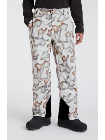 O'Neill Ski-/snowboardbroek beige/grijs/lichtbruin