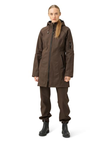 Ilse Jacobsen Softshellmantel in Braun