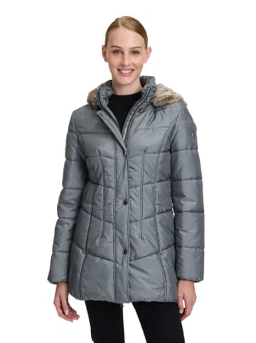 Betty Barclay Steppmantel in Grau/ Blau