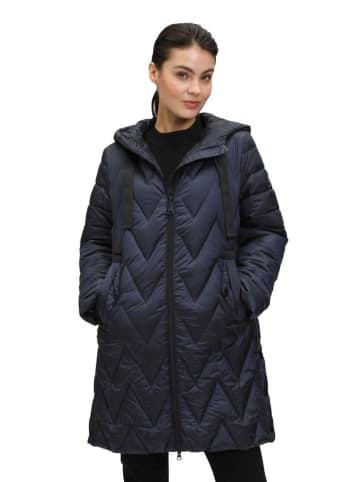 Betty Barclay Doorgestikte mantel donkerblauw