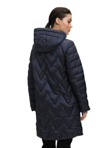 Betty Barclay Doorgestikte mantel donkerblauw