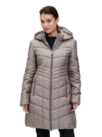 Betty Barclay Doorgestikte mantel beige