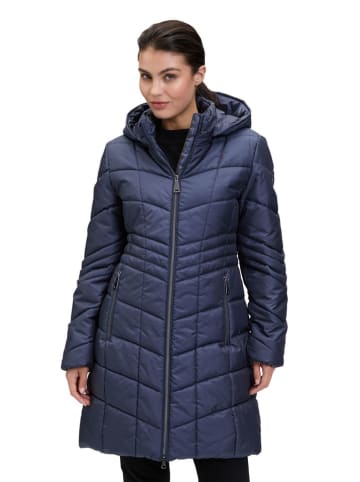 Betty Barclay Doorgestikte mantel donkerblauw