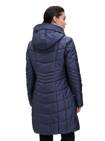 Betty Barclay Doorgestikte mantel donkerblauw