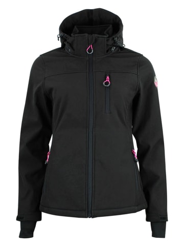 Peak Mountain Softshelljacke "Aclaudio" in Schwarz