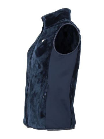 Peak Mountain Fleece bodywarmer "Ajune" donkerblauw