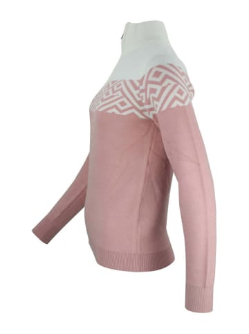 Peak Mountain Sweter "Akar" w kolorze jasnoróżowym