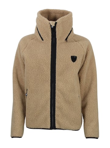 Peak Mountain Fleece vest "Amay" lichtbruin