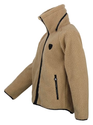 Peak Mountain Fleece vest "Amay" lichtbruin