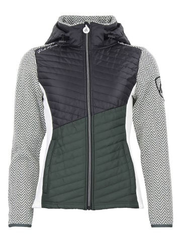 Peak Mountain Fleecejacke "Amir" in Schwarz/ Khaki