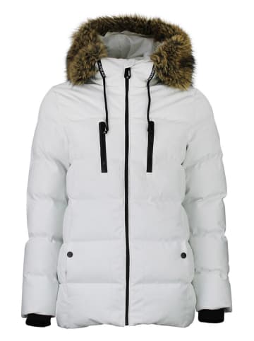 Peak Mountain Doorgestikte jas "Anory" wit