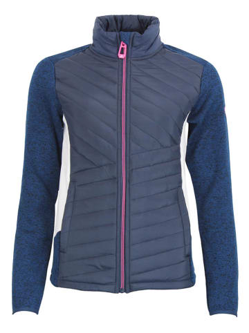 Peak Mountain Fleece vest "Apony" blauw