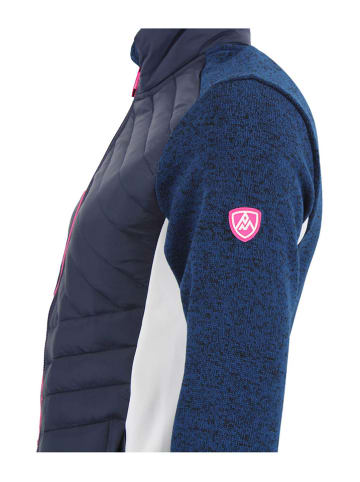 Peak Mountain Fleece vest "Apony" blauw