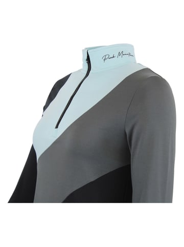 Peak Mountain Funktionslongsleeve "Aramis" in Hellblau/ Grau/ Schwarz