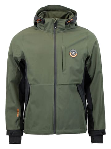 Peak Mountain Kurtka softshellowa w kolorze khaki