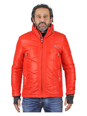 Peak Mountain Doorgestikte jas "Capa" rood