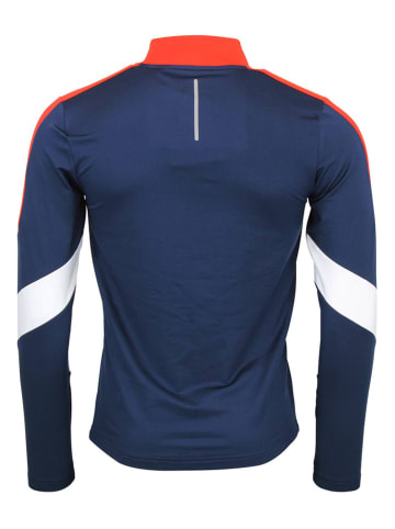 Peak Mountain Funktionslongsleeve "Caspiro" in Dunkelblau/ Orange