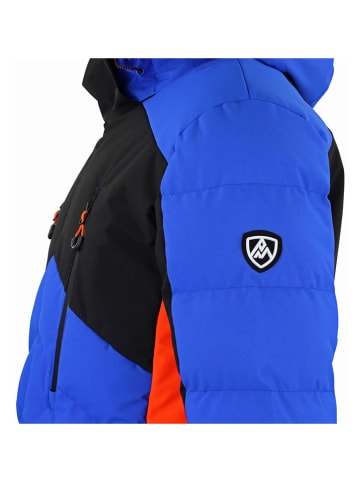Peak Mountain Ski-/ Snowboardjacke "Chalet" in Blau/ Orange