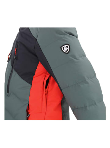 Peak Mountain Ski-/Snowboardjas "Chalet" groen/oranje