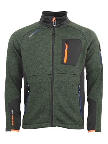 Peak Mountain Fleece vest "Club" groen
