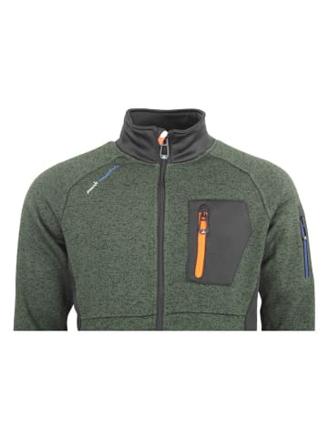 Peak Mountain Fleecejacke "Club" in Grün