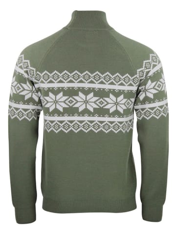 Peak Mountain Sweter "Clyde" w kolorze zielonym