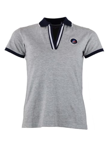 Peak Mountain Koszulka polo w kolorze szarym