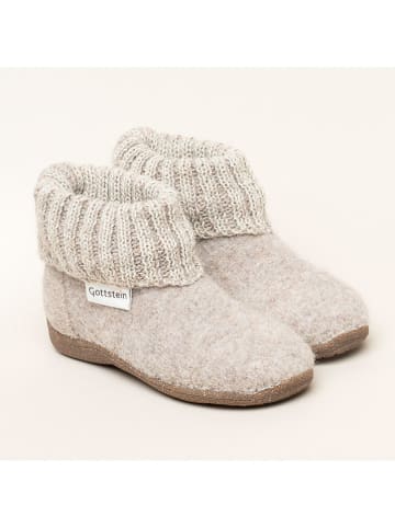 kitz-pichler Bambosze "Alpine Boot RU" w kolorze kremowym