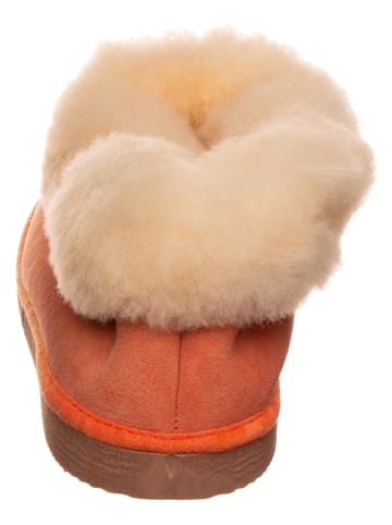 kitz-pichler Leren pantoffels "Gisi" oranje