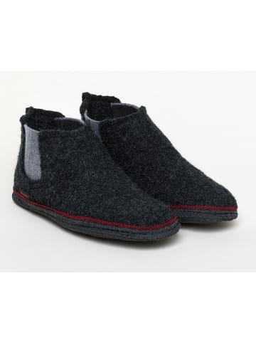kitz-pichler Hüttenschuhe "Chelsea" in Schwarz