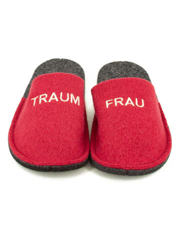 kitz-pichler Hausschuhe "Happy "TRAUM FRAU"" in Rot