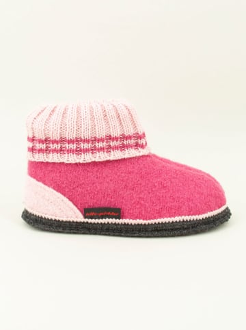 kitz-pichler Hüttenschuhe "Oetz" in Pink/ Rosa