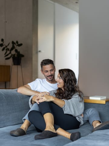 kitz-pichler Pantoffels "Magicfelt 719" bruin