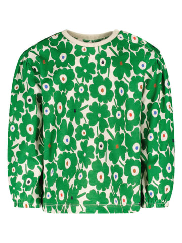 The New Chapter Sweatshirt in Weiß/ Grün
