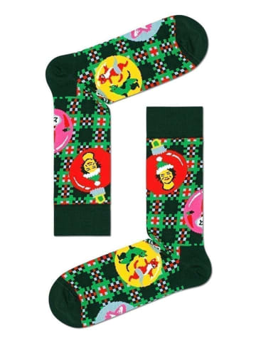 Happy Socks Skarpety w kolorze czarnym ze wzorem