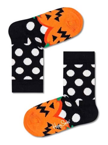 Happy Socks Skarpety w kolorze czarno-pomarańczowym