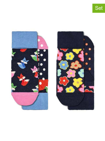 Happy Socks 2er-Set: Socken "Fox & Flower" in Bunt