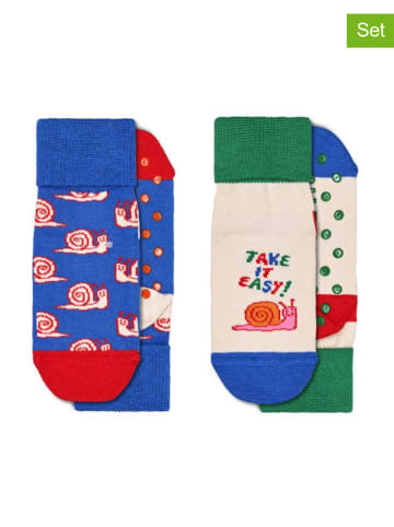 Happy Socks 2er-Set: Socken "Take it easy" in Bunt