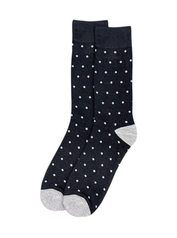 Happy Socks Skarpety "Mini Dot" w kolorze czarnym