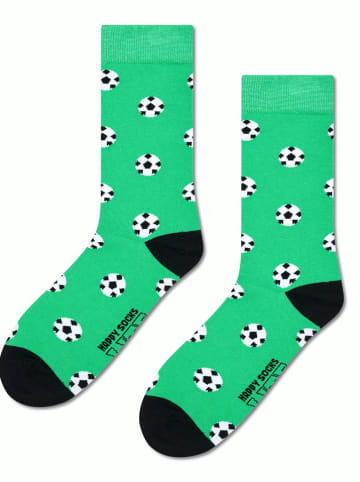 Happy Socks Socken "Soccer" in Grün