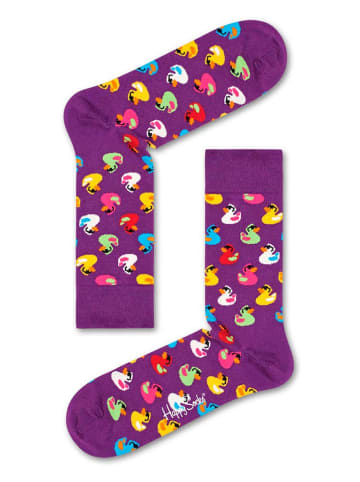 Happy Socks Skarpety w kolorze fioletowym