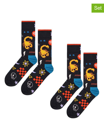 Happy Socks Skarpety (2 pary) ze wzorem