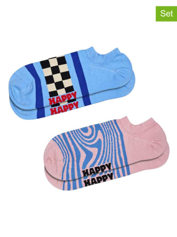 Happy Socks 2er-Set: Socken in Rosa/ Hellblau