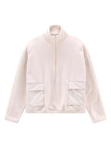 Jeanne Baret Bluza polarowa "Rochefort" w kolorze kremowym
