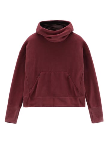 Jeanne Baret Fleecehoodie "Rochefort" in Pflaume