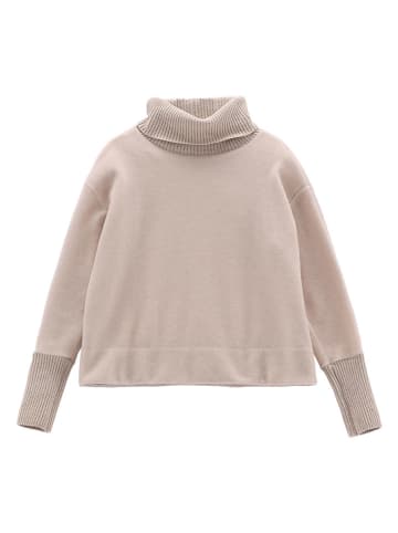 Jeanne Baret Sweter polarowy "Wallis" w kolorze kremowym