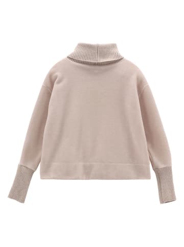 Jeanne Baret Sweter polarowy "Wallis" w kolorze kremowym