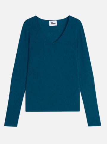 Just Cashmere Kasjmieren trui "Joan" blauw