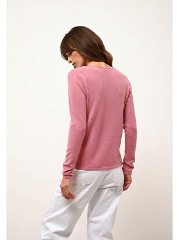 Just Cashmere Kasjmieren trui "Joan" lichtroze