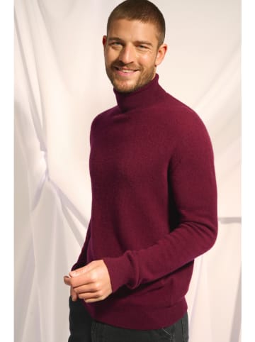 Just Cashmere Kaszmirowy golf "Connor" w kolorze bordowym